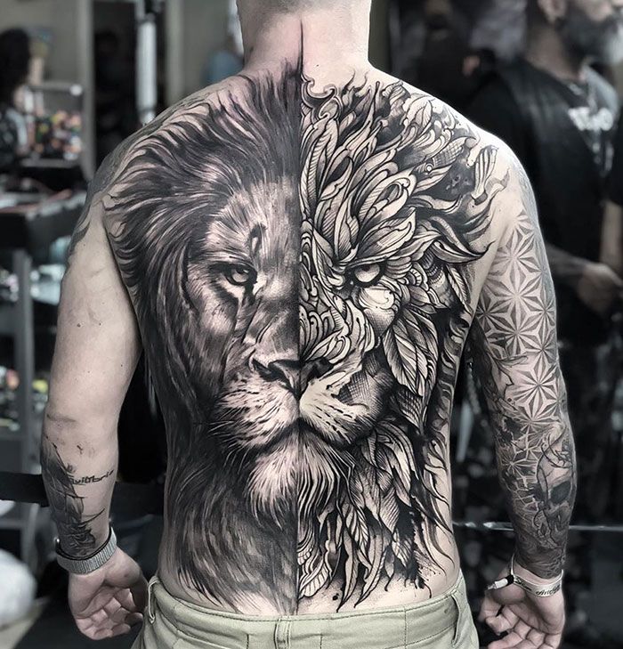 30 tatuagens impressionantes nas costas que são obras-primas 12