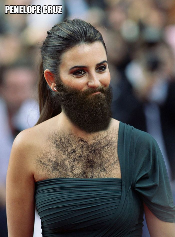 Celebridades femininas com barbas (22 fotos) 20