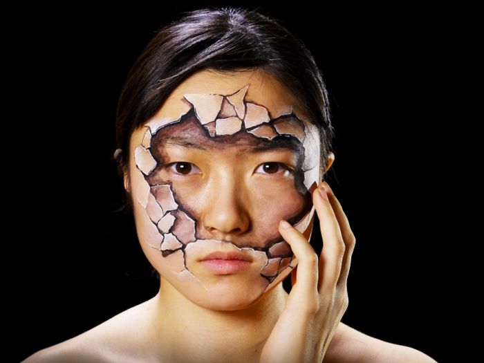 21 idéias assustadoras de maquiagem bem a tempo para o Halloween 4