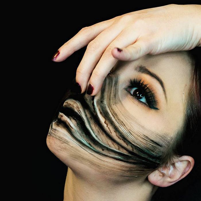 21 idéias assustadoras de maquiagem bem a tempo para o Halloween 21