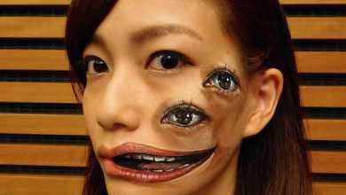 21 idéias assustadoras de maquiagem bem a tempo para o Halloween 22