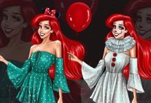 8 princesas da Disney vestidas para o Halloween por um artista russo 37