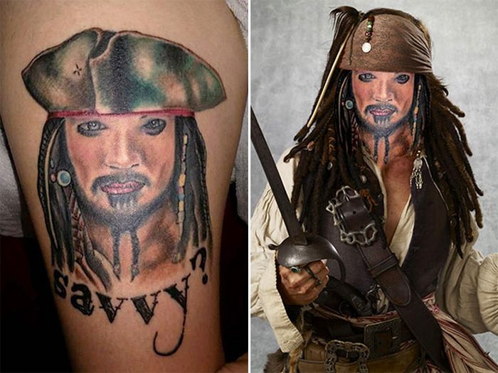 Tatuagens que não são nada parecidas com a vida real (21 fotos) 7