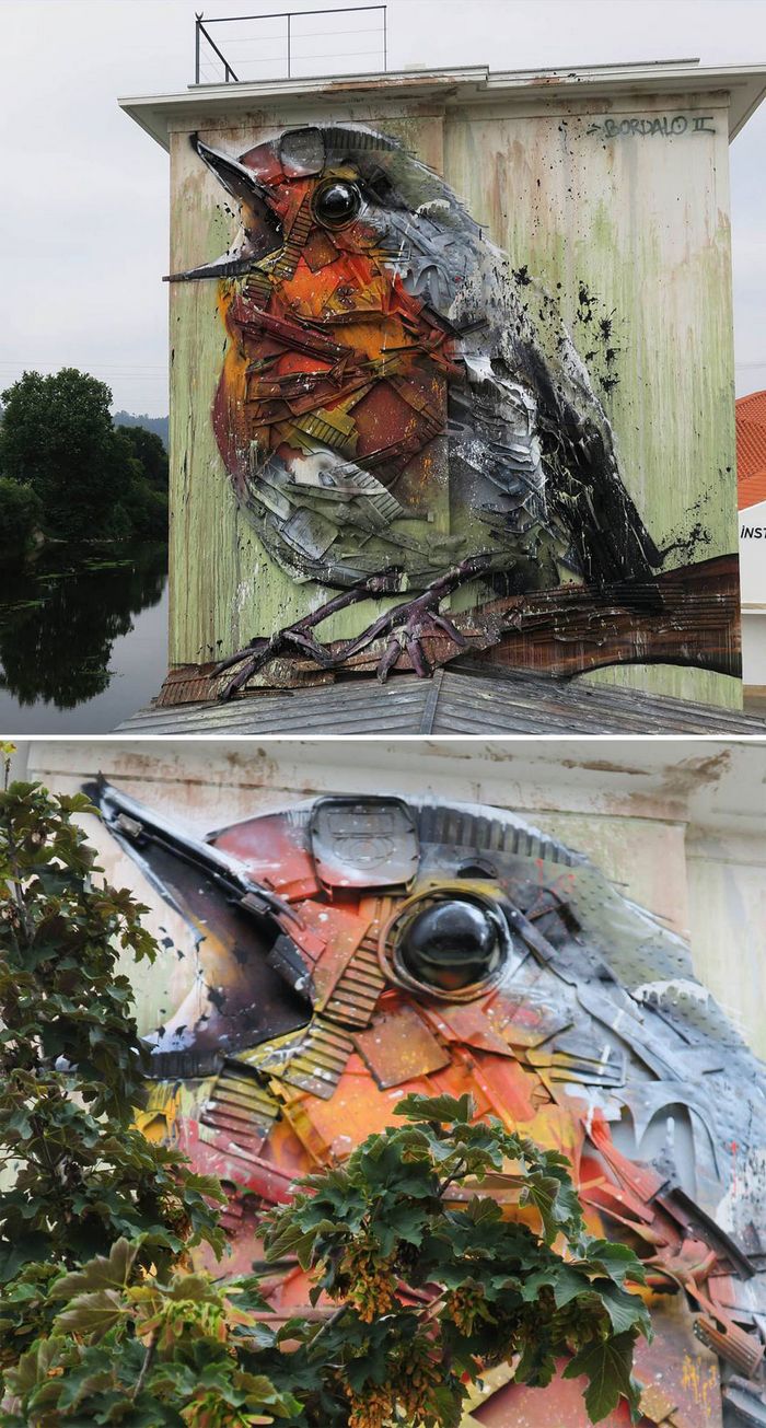 Artista transforma lixo em animais para nos lembrar sobre poluição 21
