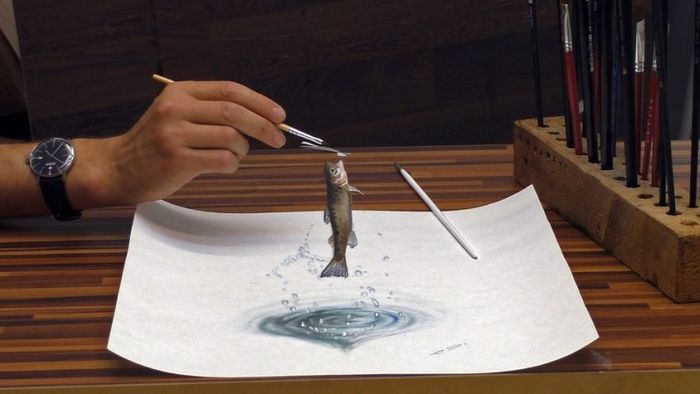 Artista alemão cria desenhos 3D incríveis em papel (30 fotos) 2