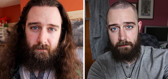 25 motivos para para doar seu cabelo. Antes e depois de pessoas que doaram seus cabelos para pessoas doentes 19