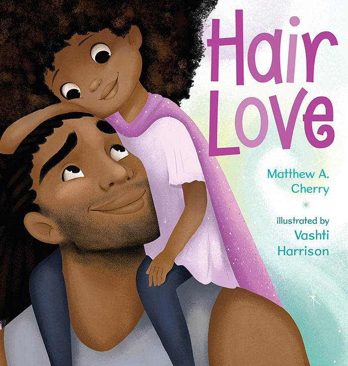 Animação mostra um pai afro-americano aprendendo a pentear o cabelo da filha pela primeira vez