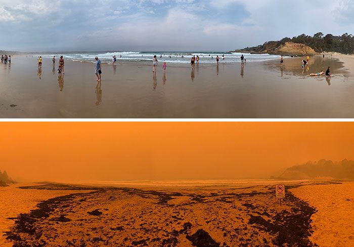 21 Antes e depois, fotos da Austrália mostram quanto dano os incêndios já causaram 2