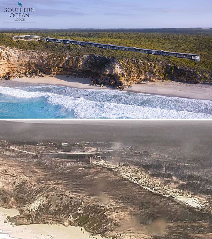 21 Antes e depois, fotos da Austrália mostram quanto dano os incêndios já causaram 3
