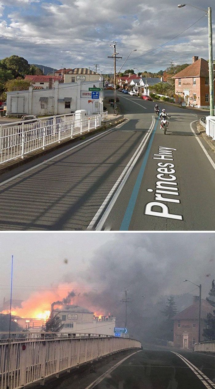 21 Antes e depois, fotos da Austrália mostram quanto dano os incêndios já causaram 12