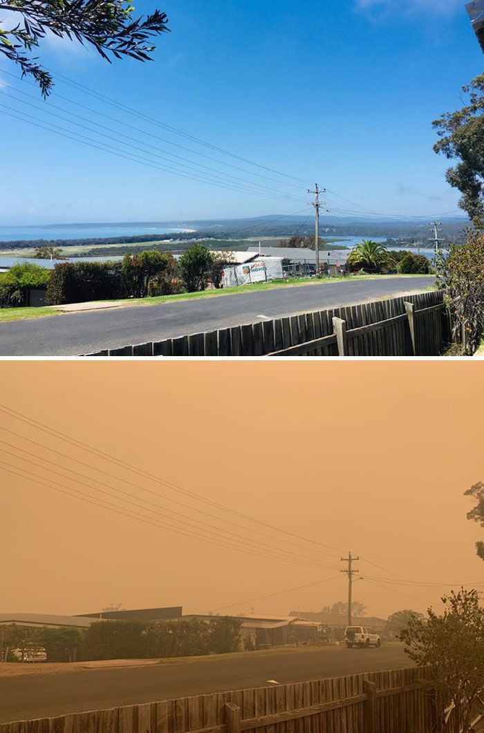 21 Antes e depois, fotos da Austrália mostram quanto dano os incêndios já causaram 20