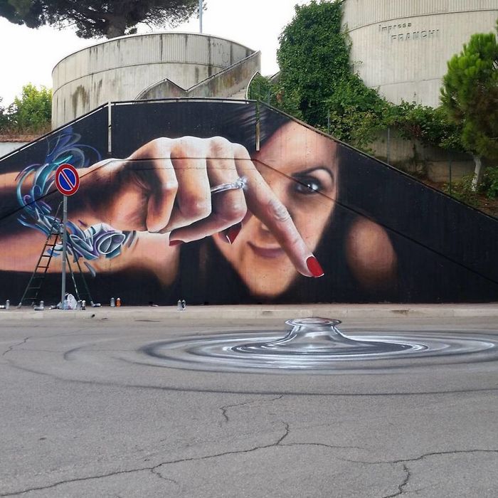 30 fotos de arte de rua em 3D que interagem com seus arredores 21