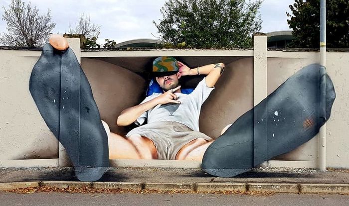 30 fotos de arte de rua em 3D que interagem com seus arredores 24