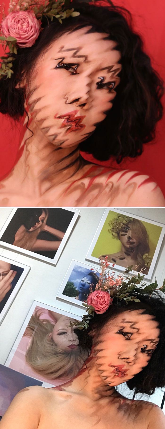 O que este artista faz com o rosto dela mexe seriamente com a sua mente (36 fotos) 14