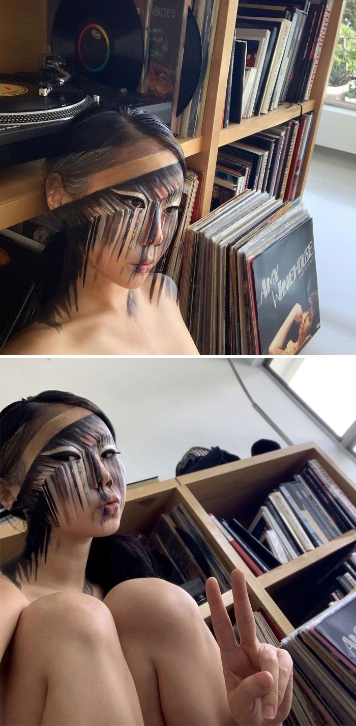 O que este artista faz com o rosto dela mexe seriamente com a sua mente (36 fotos) 20