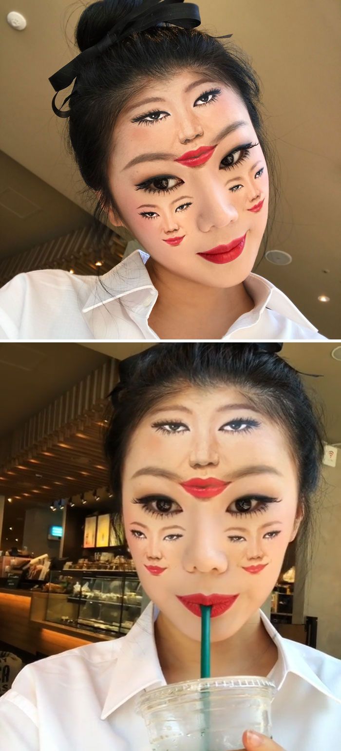 O que este artista faz com o rosto dela mexe seriamente com a sua mente (36 fotos) 28