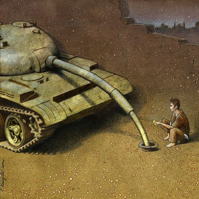 Artista polonês cria 35 metáforas surpreendentemente precisas sobre nossa sociedade moderna 7