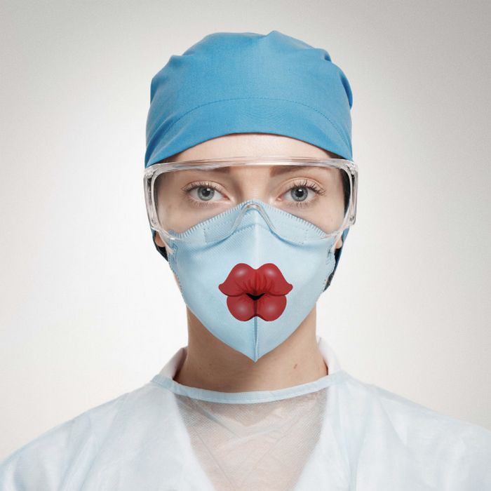 Bem a tempo do surto de coronavírus: máscaras de proteção incomuns (21 fotos) 2