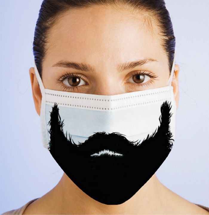 Bem a tempo do surto de coronavírus: máscaras de proteção incomuns (21 fotos) 14
