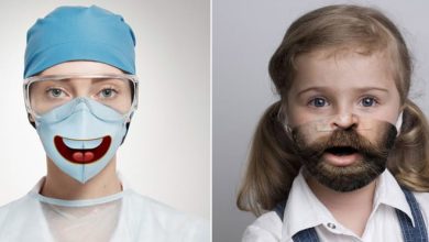 Bem a tempo do surto de coronavírus: máscaras de proteção incomuns (21 fotos) 21
