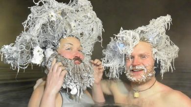 O Canadá tem uma competição anual de congelamento de cabelos e as fotos deste ano são loucas (35 fotos) 22