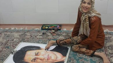 35 retratos incríveis desta artista iraniana com deficiência que usa apenas o Pé 19