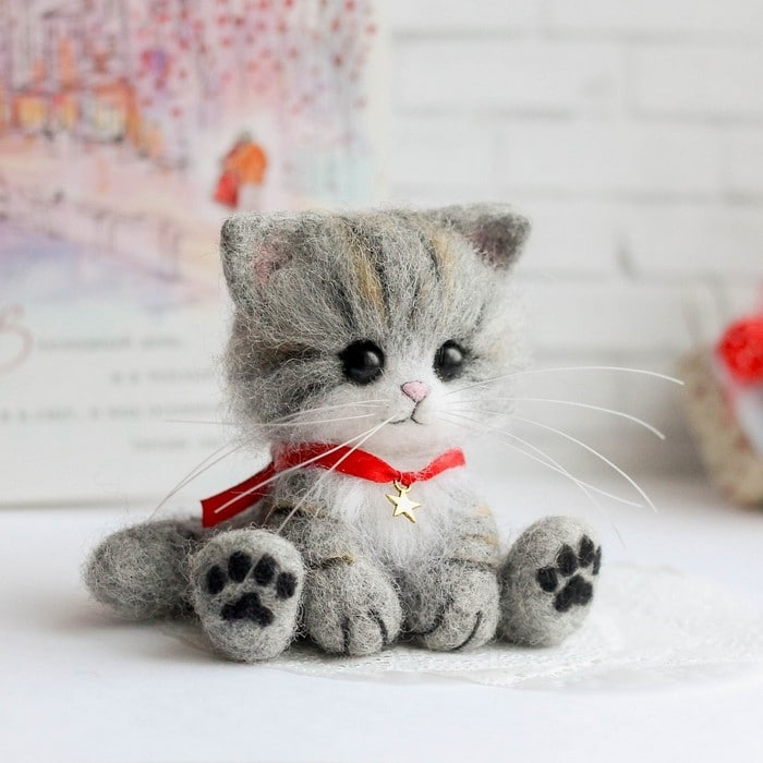 Artista russa cria gatinhos de feltro que parecem ter saído de um conto fada (32 fotos) 7