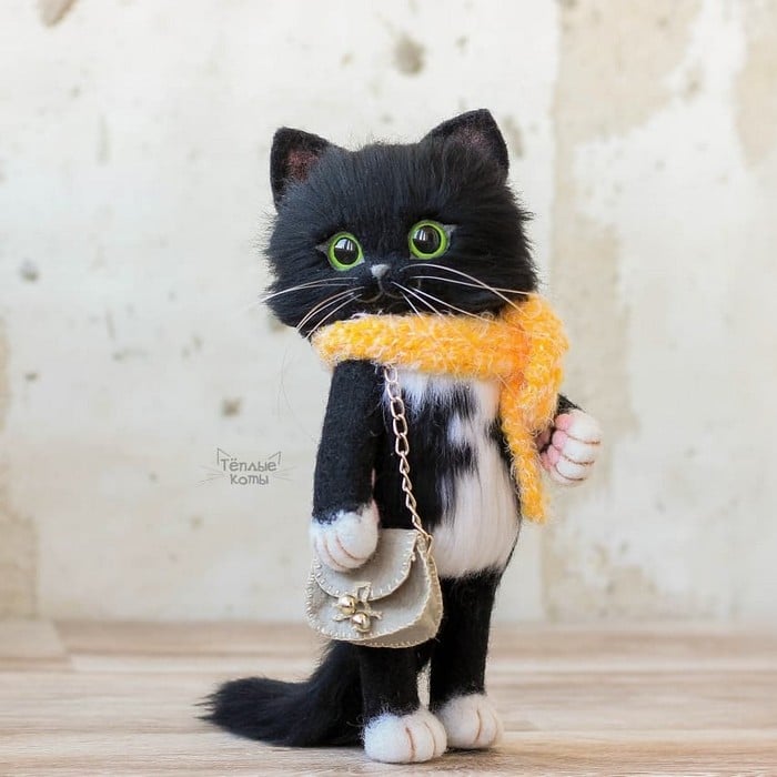 Artista russa cria gatinhos de feltro que parecem ter saído de um conto fada (32 fotos) 14