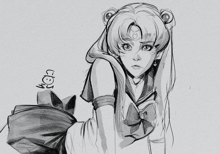 Artistas de todo o Twitter estão redesenhando Sailor Moon em seu próprio estilo (38 fotos) 4