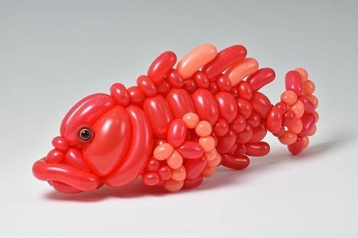 34 criaturas de balões coloridos do artista japonês Masayoshi Matsumoto 17