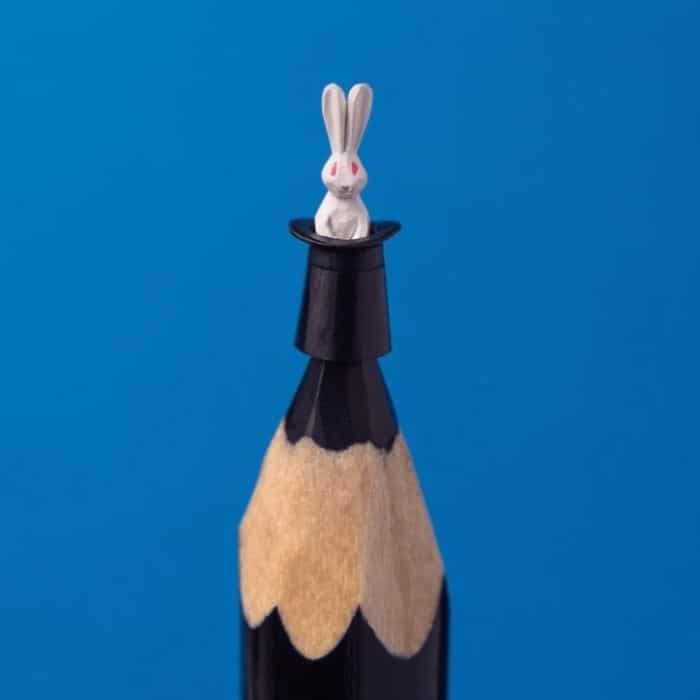 Este artista cria impressionantes esculturas minúsculas no lápis (34 fotos) 14
