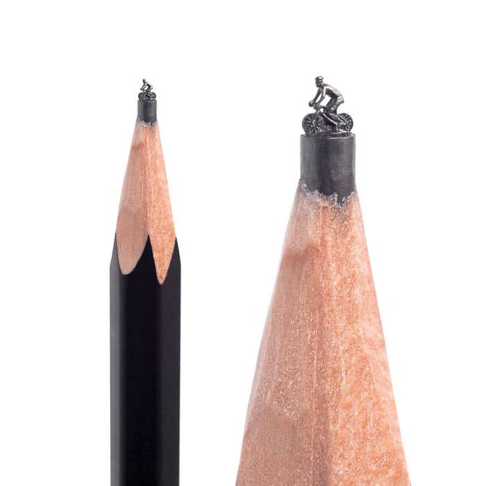 Este artista cria impressionantes esculturas minúsculas no lápis (34 fotos) 30