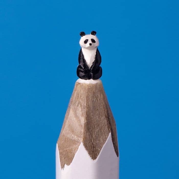 Este artista cria impressionantes esculturas minúsculas no lápis (34 fotos) 34
