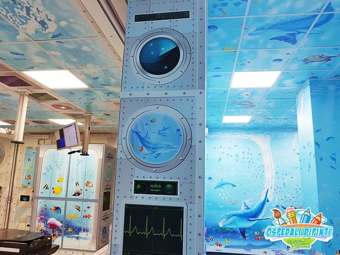 34 fotos de belos murais em hospitais do artista italiano que ajudam crianças e adultos 10