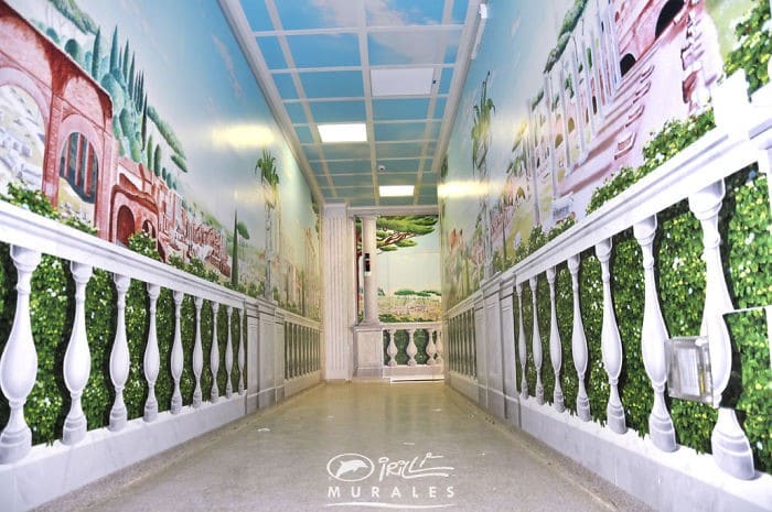 34 fotos de belos murais em hospitais do artista italiano que ajudam crianças e adultos 32