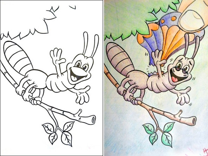 O que acontece quando adultos resolvem colorir livro de crianças (27 fotos) 9