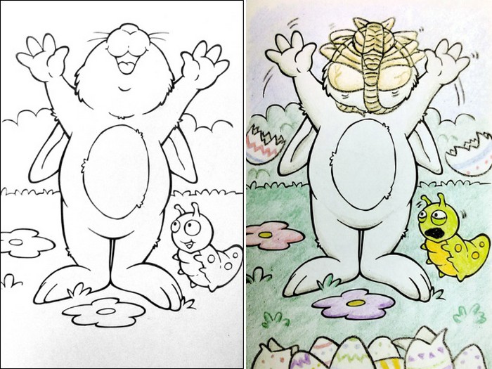 O que acontece quando adultos resolvem colorir livro de crianças (27 fotos) 20