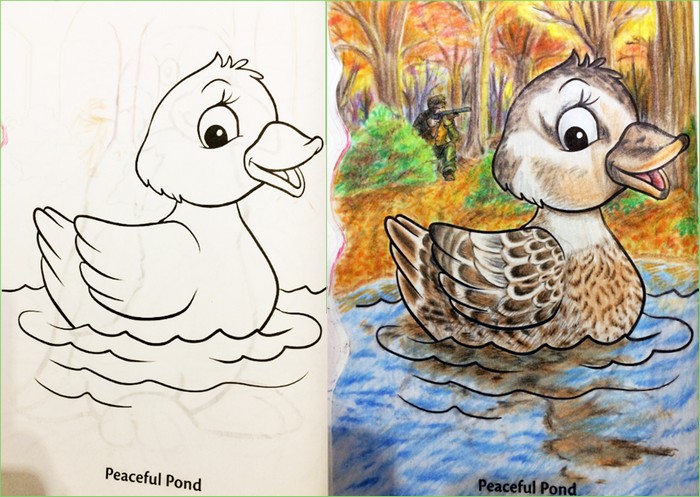 O que acontece quando adultos resolvem colorir livro de crianças (27 fotos) 27