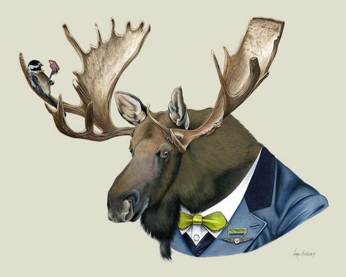20 retratos de animais muito bem vestidos por Ryan Berkley 13