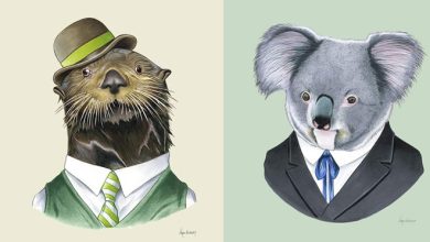 20 retratos de animais muito bem vestidos por Ryan Berkley 5