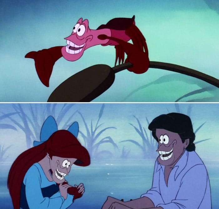 O que acontece quando você trocar os rostos de personagens de desenhos da Disney (23 fotos) 3
