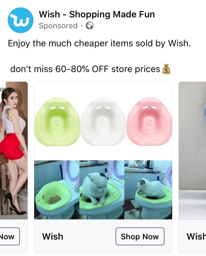 40 anúncios estranhos que não têm explicações do Wish 14