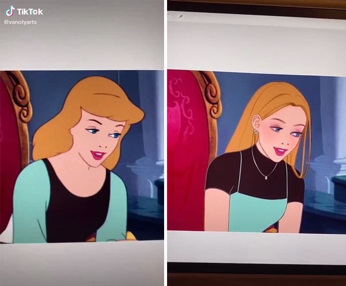 Artista recria as princesas da Disney para parecer modernas e se tornam virais no TikTok 12