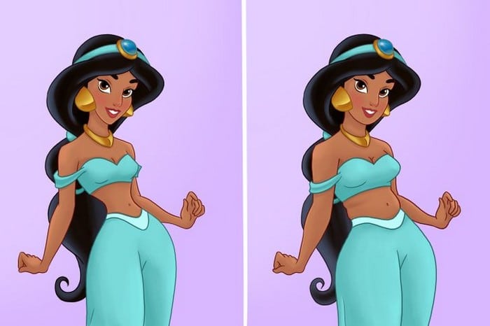 31 personagens do filmes da Disney se fossem gordo 10