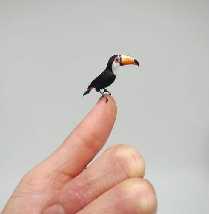 40 animais em miniatura criados pelo renomado artista Fanni Sandor 7
