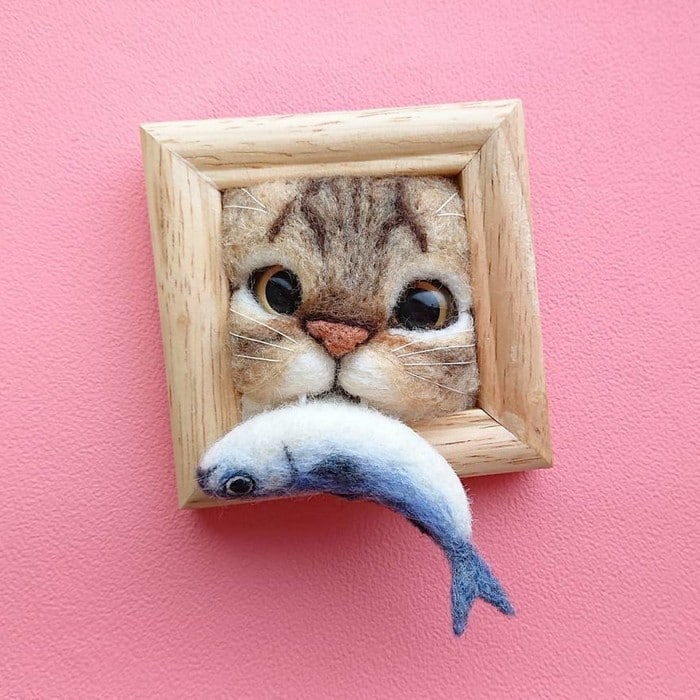 Artista japonesa cria retratos ultrarrealistas de gatos (34 fotos) 22