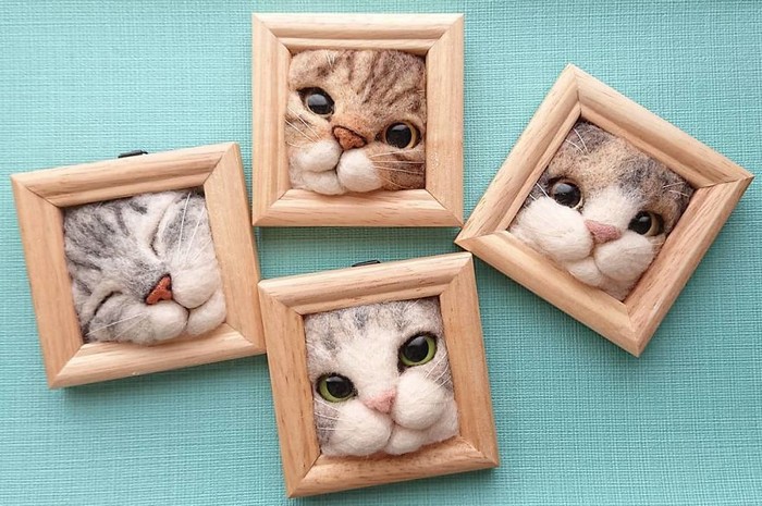 Artista japonesa cria retratos ultrarrealistas de gatos (34 fotos) 24