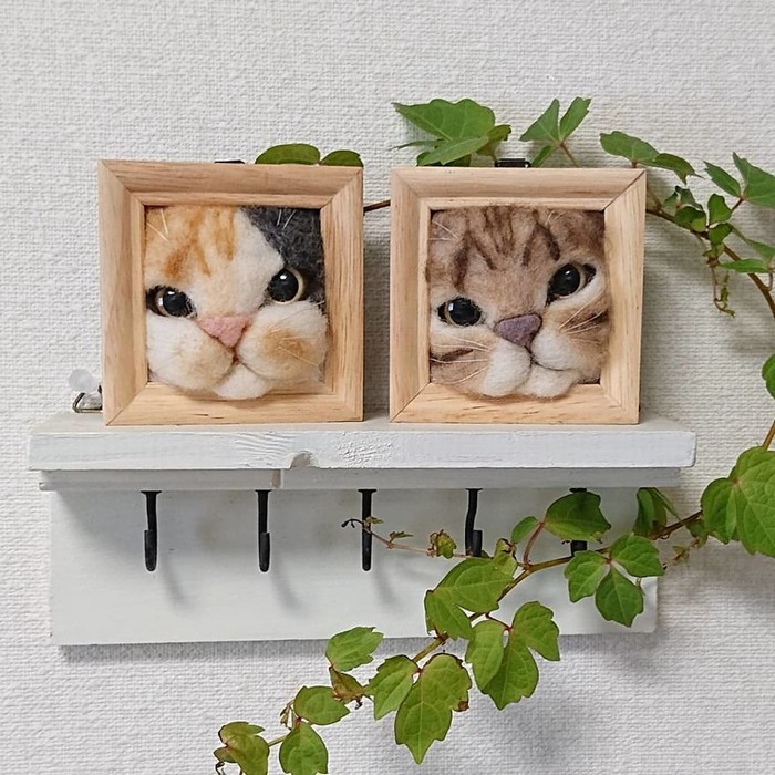 Artista japonesa cria retratos ultrarrealistas de gatos (34 fotos) 33