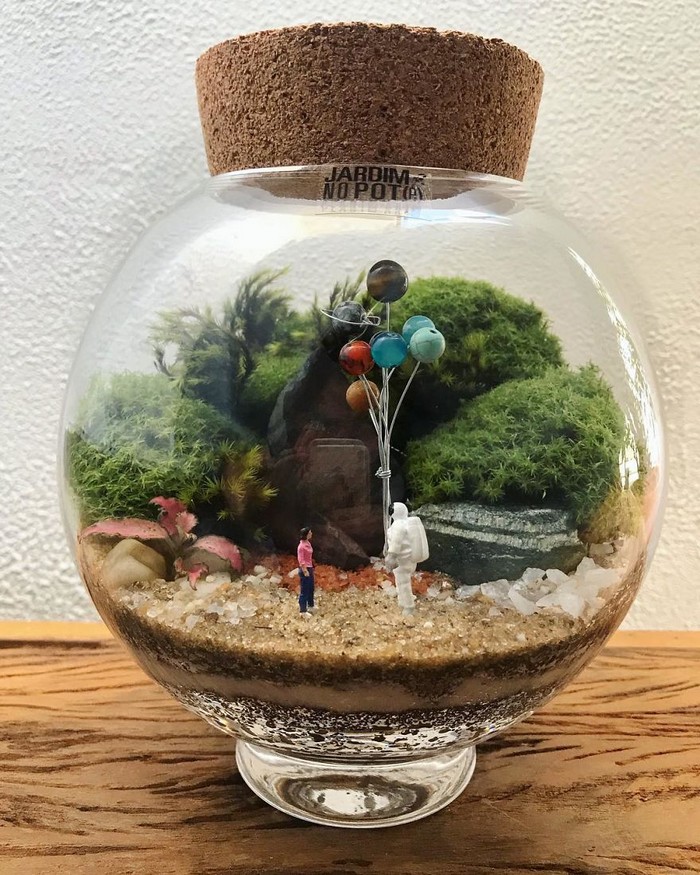 Artistas criam mundos minúsculos em recipientes de vidro (42 fotos) 3