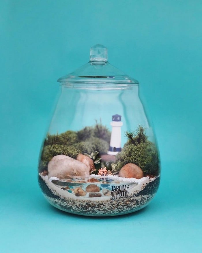 Artistas criam mundos minúsculos em recipientes de vidro (42 fotos) 10